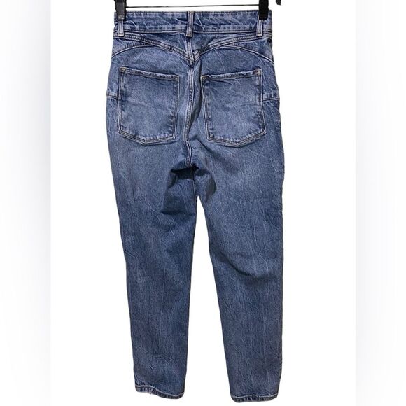 ASOS “New Look Lift “ Shape Mom Jeans Vintage Inspired Yoke Stitching SZ 2P - Picture 6 of 16